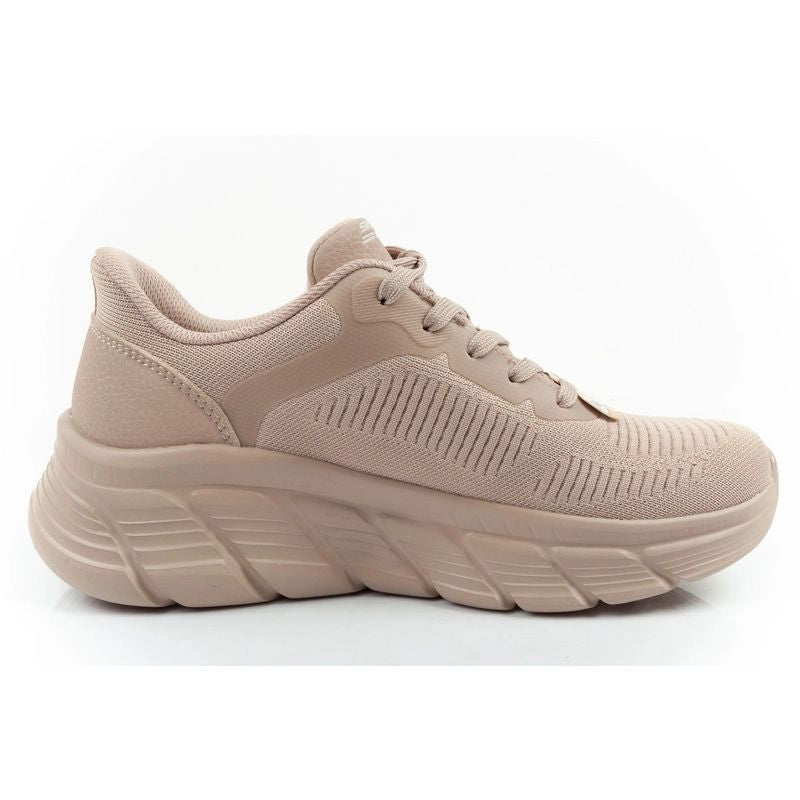 Skechers women's sports shoes Bobs B Flex SLIP-INS beige comfortable Skechers