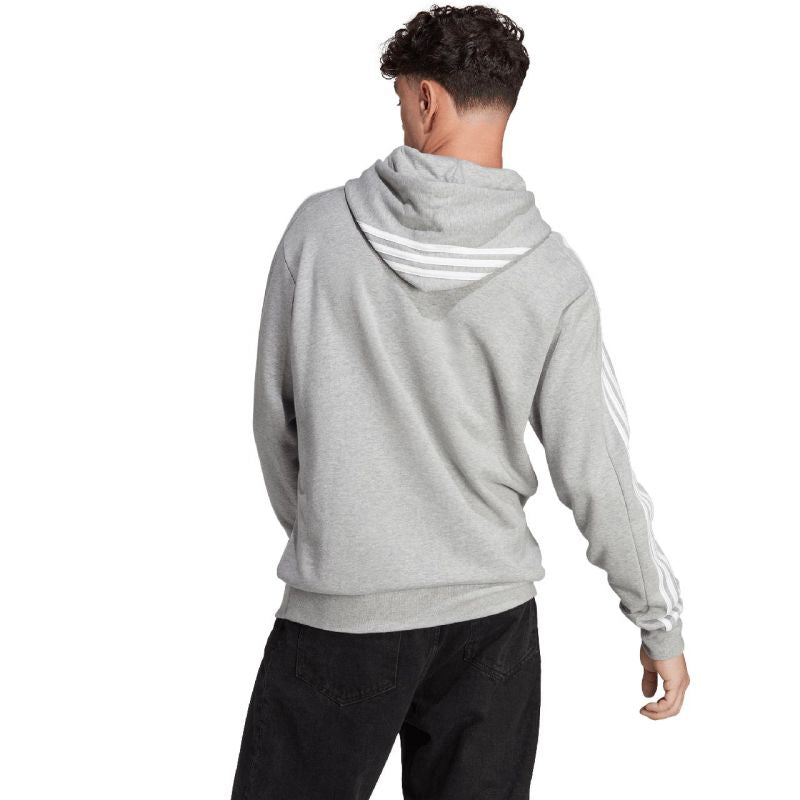 Adidas Essentials French Terry 3-Stripes Hoodie M IC0437 Clothing/Training Adidas