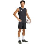 Men's adidas Entrada 26 Sleeveless Jersey Black KB3929