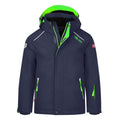 Trollkids Kids Holmenkollen Snow Jacket Pro Hooded Winter Jacket Navy Blue (913-100) In preparation Your Sports Performance