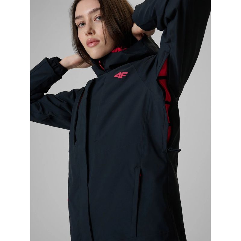 Women's trekking jacket 10000 membrane 4F 4FRSS26TTJAF1272-20S 4f