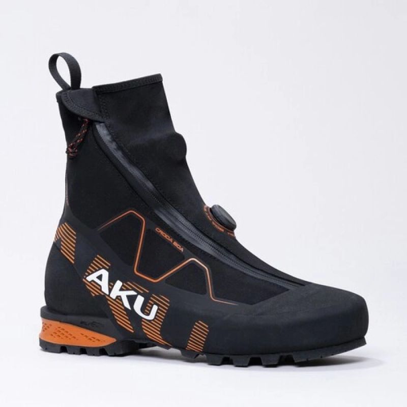 Croda BOA GTX men's sports trekking shoes durable black orange To be categorized Your Sports Performance