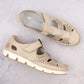 Rieker W RKR651 beige leather openwork shoes with velcro Footwear/Lifestyle/Rieker Your Sports Performance