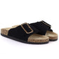 Women's black beach flip-flops Potocki GN17309 Potocki