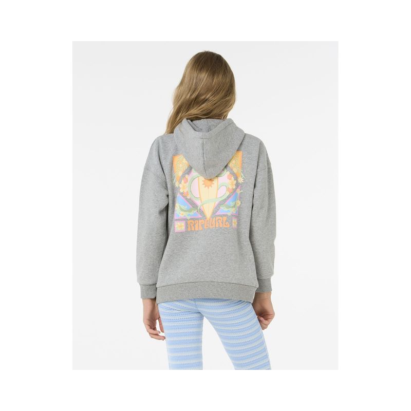 RIP CURL Island Bliss Hood - Girl gray