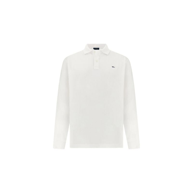 Men's cotton polo shirt Paul&Shark white 99311003-10 - classic, elegant