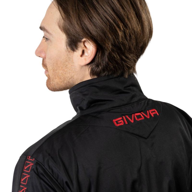 Givova Tuta Visa Black TR018 1012B tracksuit Clothing/Football/Mężczyźni/Givova Givova