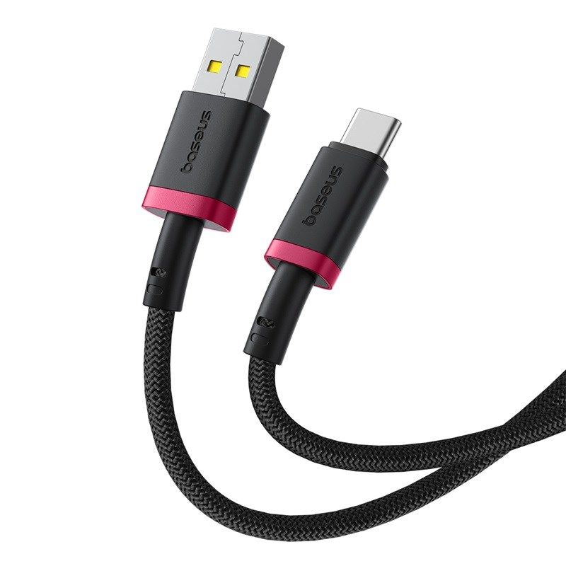 Baseus Dura USB-Type C Cable 60W 1m (Red-Black) In preparation Your Sports Performance