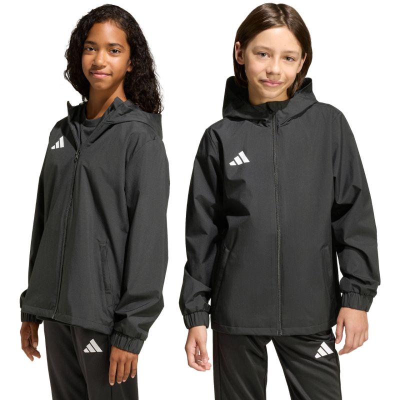 adidas Entrada 26 All Weather Kids Jacket Black JZ9104 adidas