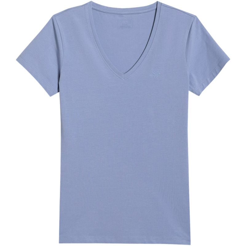 Women's T-shirt 4F F2969 denim 4FWAW25TTSHF2969 32S In preparation Your Sports Performance