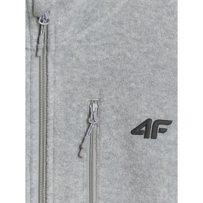 Men’s Regular-Fit Fleece Jacket with Stand-Up Collar 4F 4FRMM00TFLEM435-27M