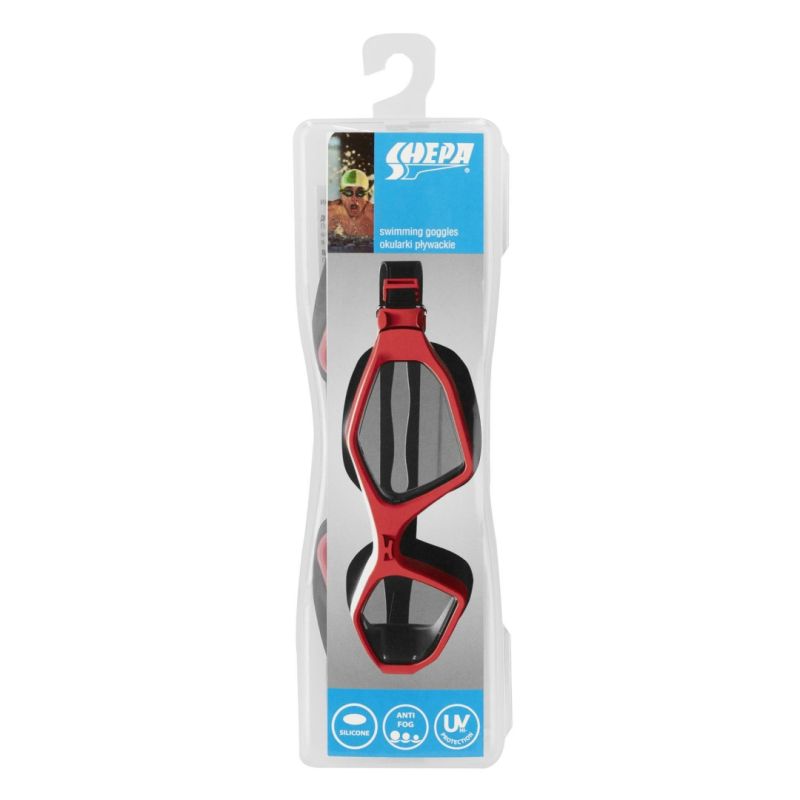 Shepa 3100 swimming goggles red B6D1 In preparation Your Sports Performance