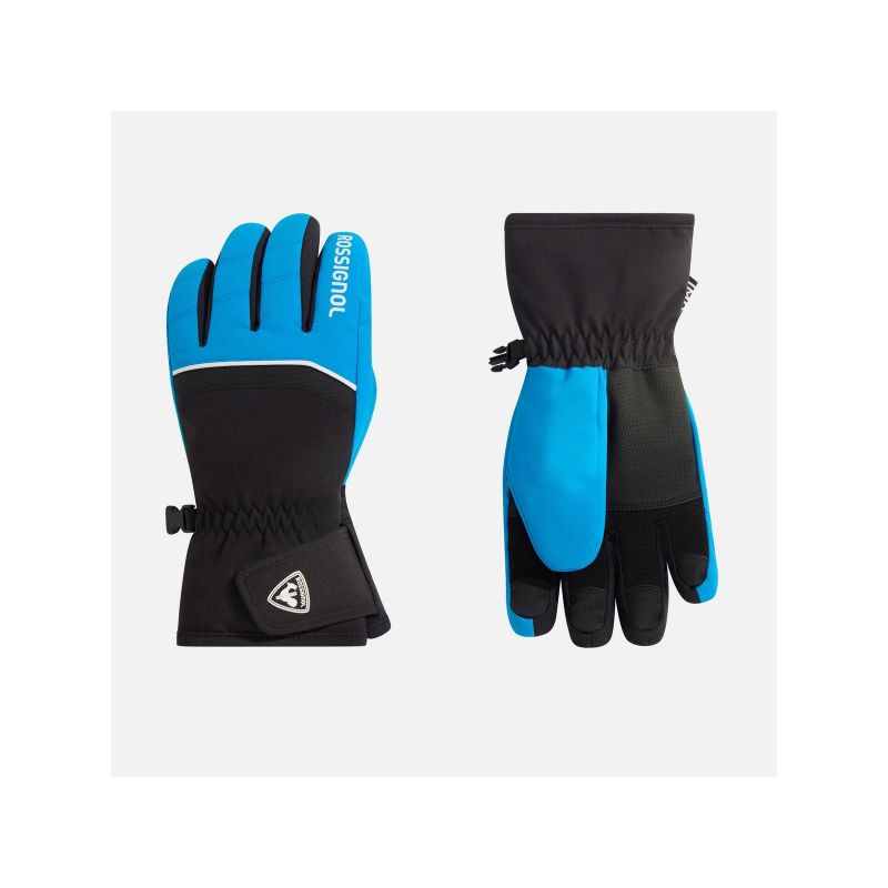 ROSSIGNOL JR TECH IMPR G children's ski gloves blue