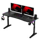 Huzaro Hero 4.6 RGB Black Gaming Desk Gaming PC/Stoliki i biurka Your Sports Performance
