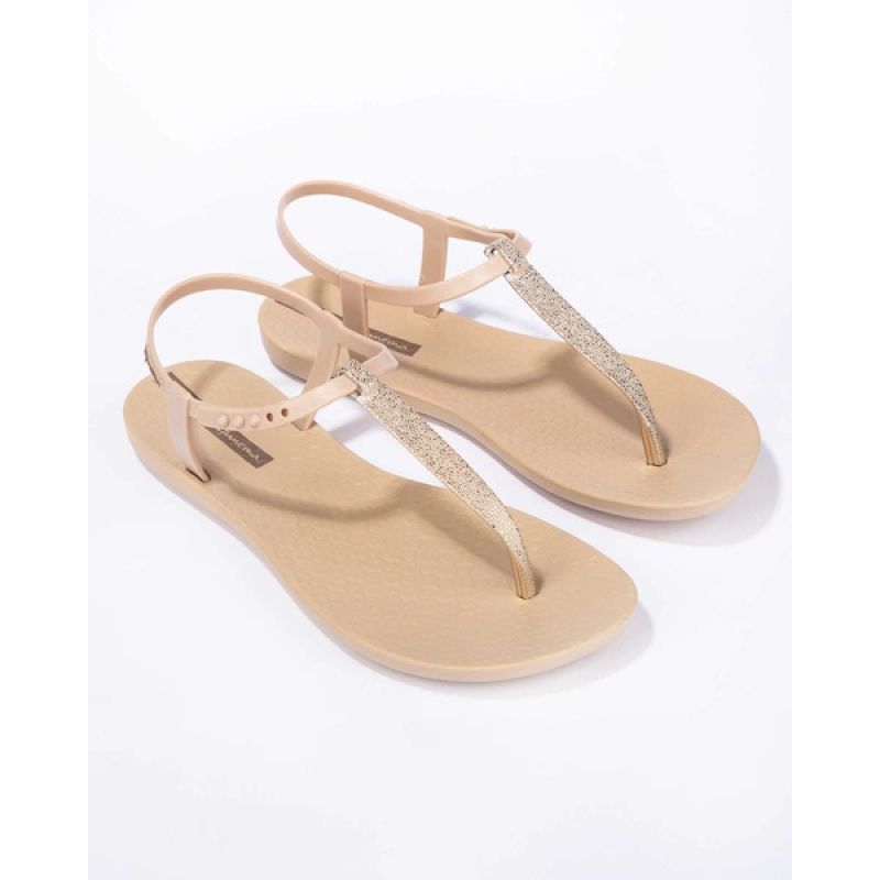 Ipanema Sandal Class women's flip-flop sandals, light beige with gold In preparation Your Sports Performance