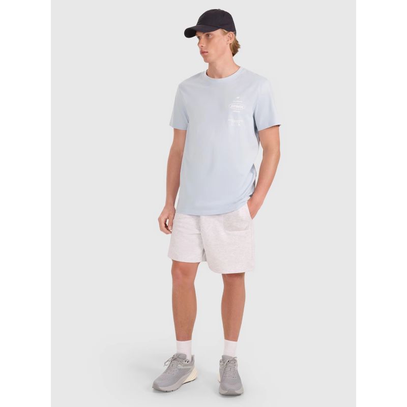 Men's regular printed T-shirt 4F 4FRSS25TTSHM2688-34S *Kategoria tymczasowa Your Sports Performance