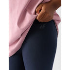 Girls' knitted leggings 4F Junior 4FJWMM00TTIGF178-31S *Kategoria tymczasowa Your Sports Performance