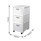 ROTHO Large bookcase with 3 drawers COUNTRY white Dla zwierząt/Miski, pojemniki i poidełka (uniwersalne) Your Sports Performance