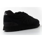 New Balance men's 515 black suede leather sneakers
