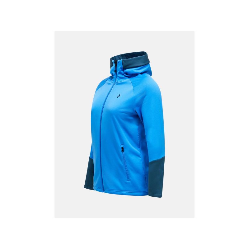 PEAK PERFORMANCE W Rider Essentials Zip Hoodie Blue