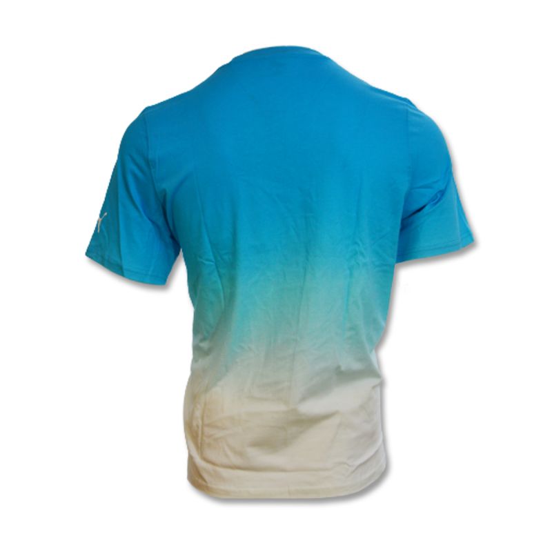 PUMA Melo Fade T-shirt Blue Atoll Training Shirt - 535116-1 Puma