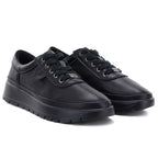 Comfortable black women's leather shoes Vinceza 79367