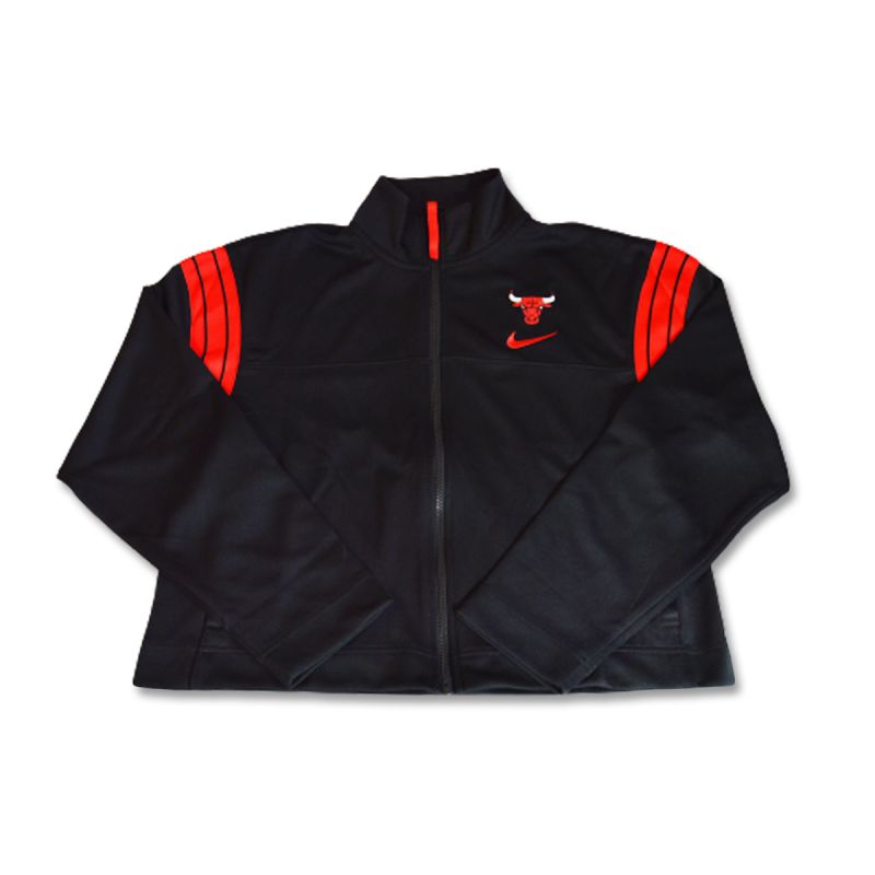 Nike Chicago Bulls Courtside 75 Tracksuit Jacket Wmns Black/University Red/Black - DB1394-010 Nike