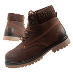 Wrangler Arch men's boots, Chelsea boots, elegant leather, dark brown Wrangler