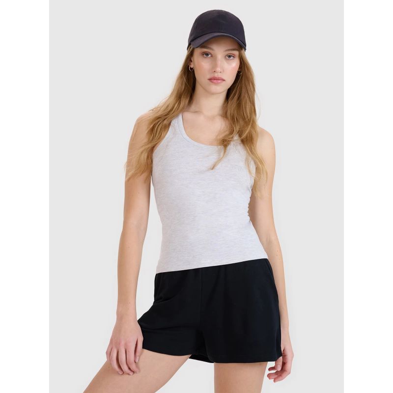 Women's slim plain top 4F 4FWMM00TSLEF124-27M *Kategoria tymczasowa Your Sports Performance