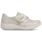 Rieker 59552-62 comfortable women's shoes with Velcro, beige and gold To be categorized Your Sports Performance