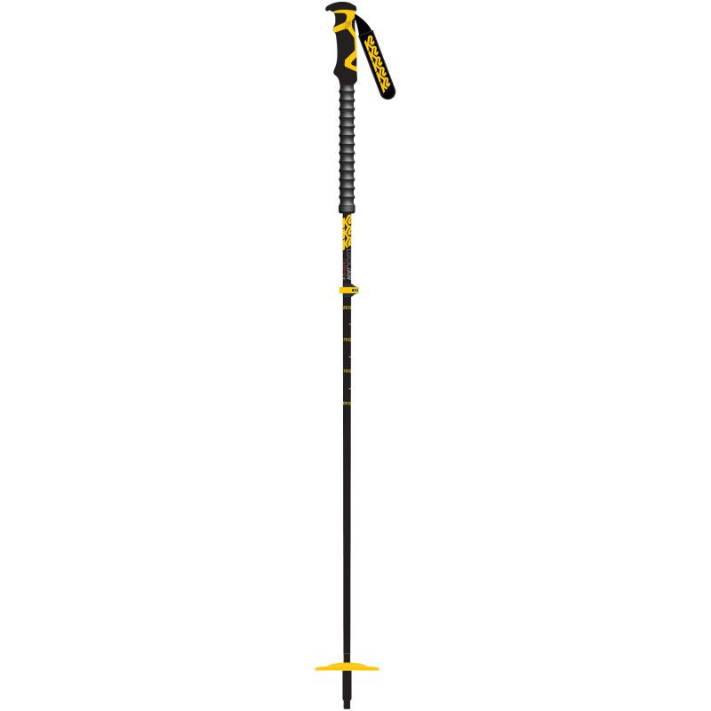 K2 LOCKJAW CARBON PLUS ski touring poles black