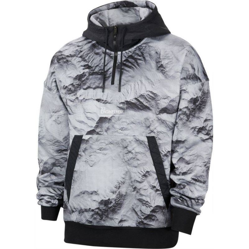 Air Jordan 23 Engineered Printed Hoodie Gray - CU9148-100 Odzież/Odzież na co dzień Your Sports Performance