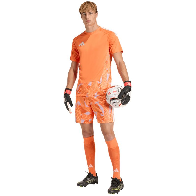 Men's adidas Tiro 26 Competition Goalkeeper Shorts Orange KC5345