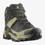 Salomon X Ultra 5 Mid GTX hiking shoes - peat/gray green/blue Footwear Your Sports Performance