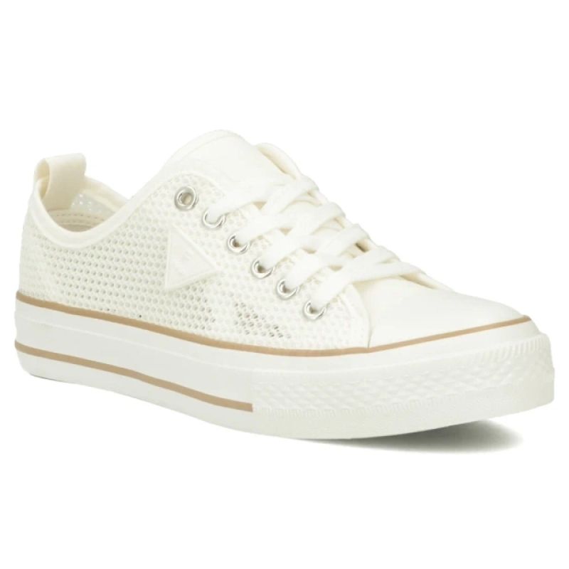 Filippo DTN7856 women's white mesh sneakers Filippo