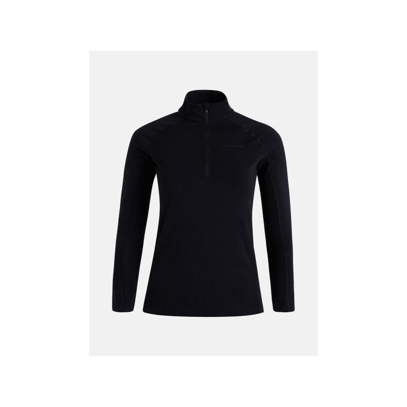Peak Performance W Magic Half Zip Thermal Shirt Black Import z PMSport Your Sports Performance