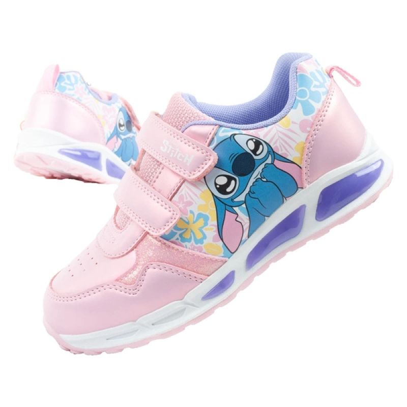 Leomil Stitch children's sports shoes, lightweight sneakers with Velcro LED Leomil
