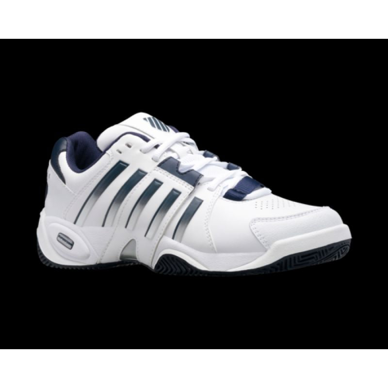 K-Swiss men's sneakers ACCOMPLISH IV WHITE/PEACOAT/SILVER-M (07387-177-M) In preparation Your Sports Performance