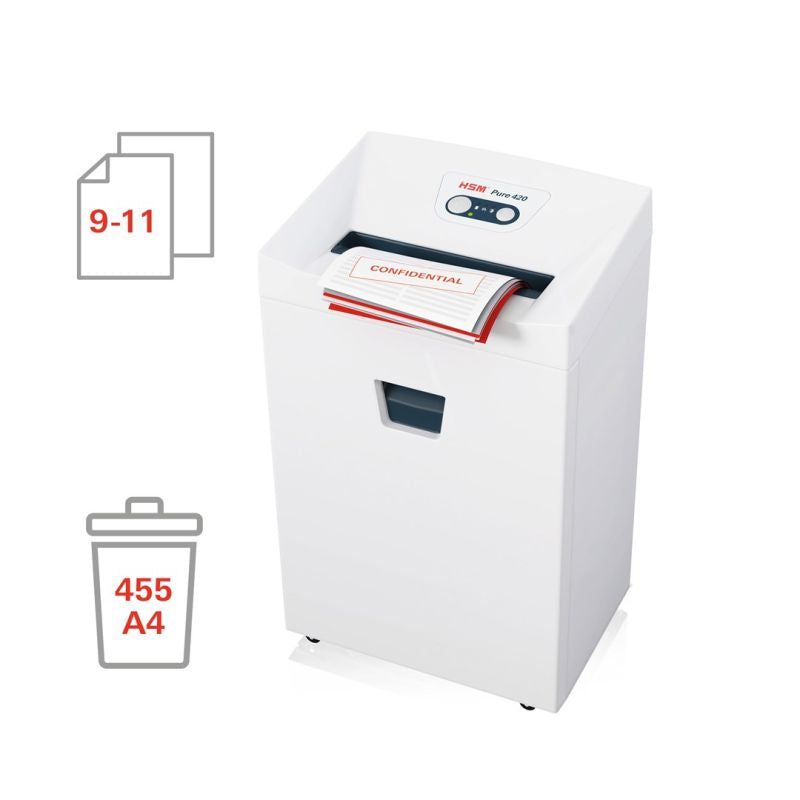 HSM Pure 420 Shredder, 35L 1.9x15 mm Urządzenia biurowe/Niszczarki Your Sports Performance