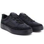 Men's casual leather sneakers, black, Big Star UU174118