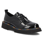 Women's patent leather shoes, black, Filippo DP8341