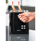 Tefal TT6408 Toaster 2 Slices Black 850 W AGD - Produkty/Tostery Your Sports Performance