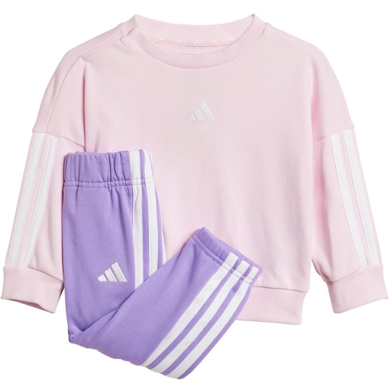 adidas Essentials Joggers Pink and Purple Kids Tracksuit JD6482 Clothing Your Sports Performance