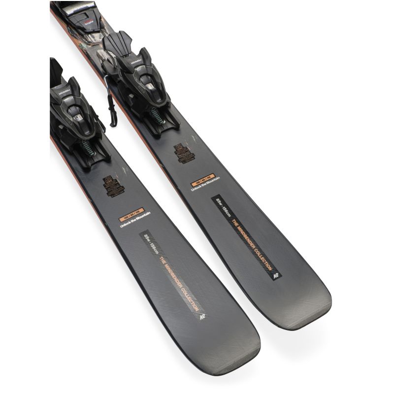 Women's skis K2 MINDBENDER 85 W – M3 10 Compact Quikclik 85 mm Black/Anthracite SET