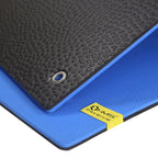 Club fitness mat with holes HMS Premium MFK03 blue-black