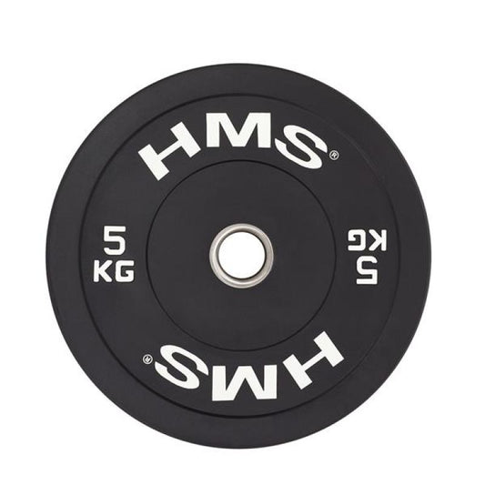 HMS BLACK 5 kg BBR05 Olympic plate Accessories/Training equipment Your Sports Performance