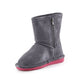 BearPaw Emma Toddler Zipper Jr 608TZ-903 Charcoal Pomberry winter shoes Footwear/Outdoor/UGG Your Sports Performance