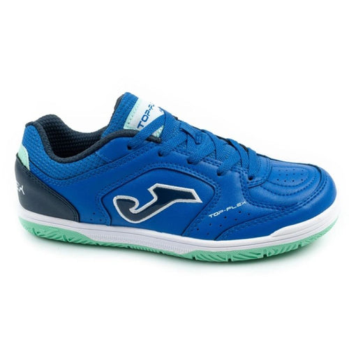 Joma Top Flex 2604 indoor football shoes for kids, blue Joma