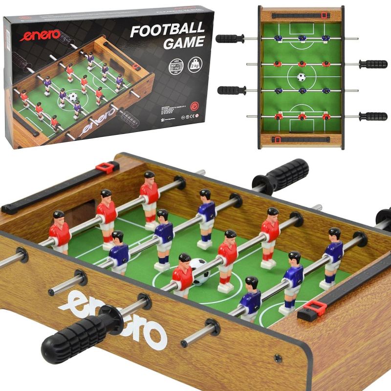 TABLE FOOTBALL GAME 46x27x9CM WOODEN ENERO Accessories Your Sports Performance