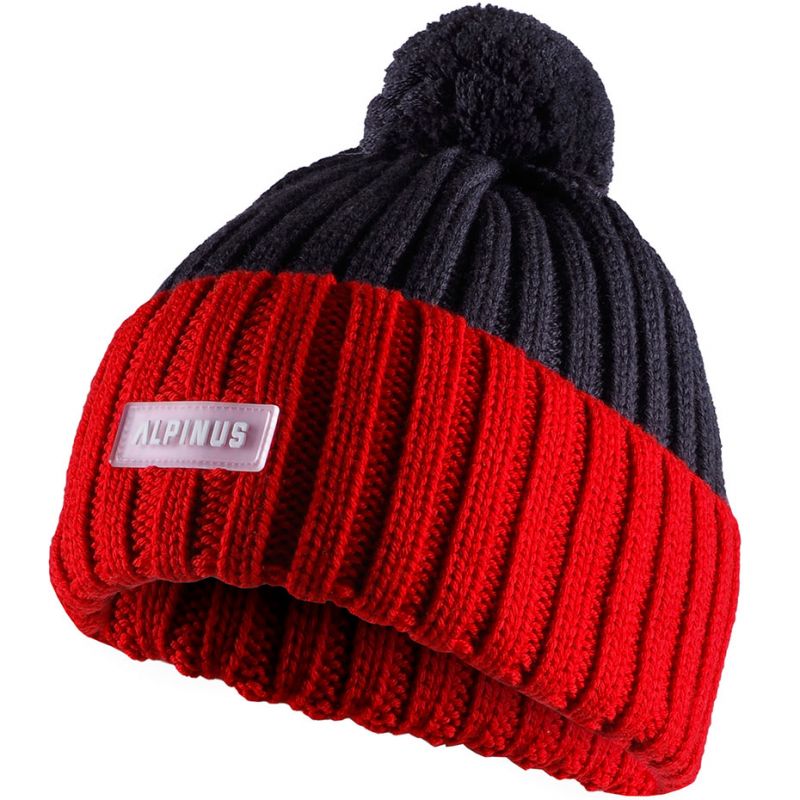 Alpinus Matind Hat Red gray-red A8-R Clothing/Outdoor/Czapki, szaliki, rękawiczki, maski/Alpinus Your Sports Performance
